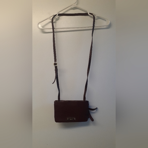 Dark brown Nine West crossbody purse/wallet - Picture 1 of 5